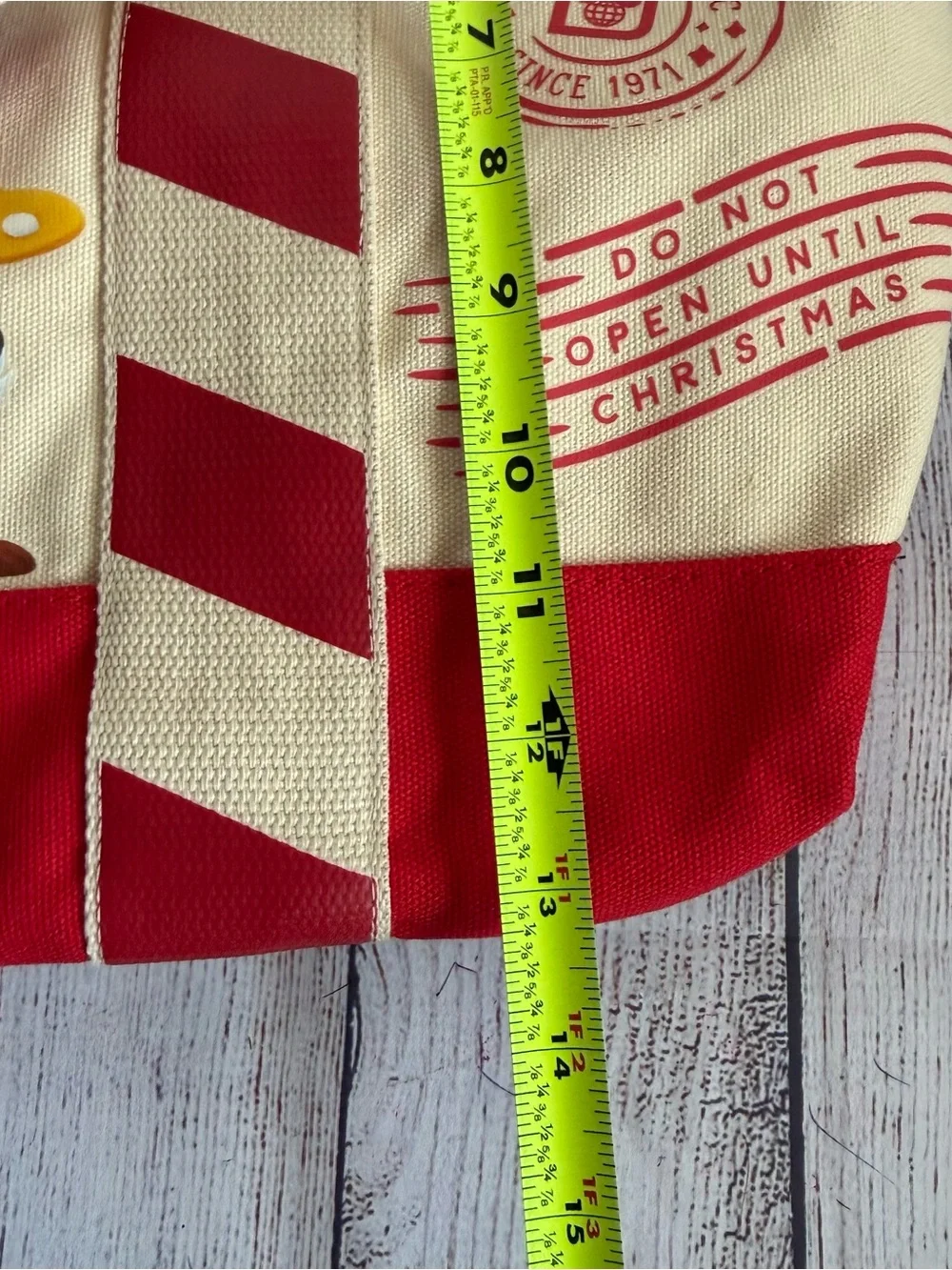 Walt Disney World Chip n’ Dale Holiday Tote Bag NWT